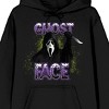 Ghostface Neon Spray Ghostface Women's Black Long Sleeve Hooded Sweatshirt - 2 of 2