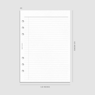 Cloth & Paper Task Planner Inserts
