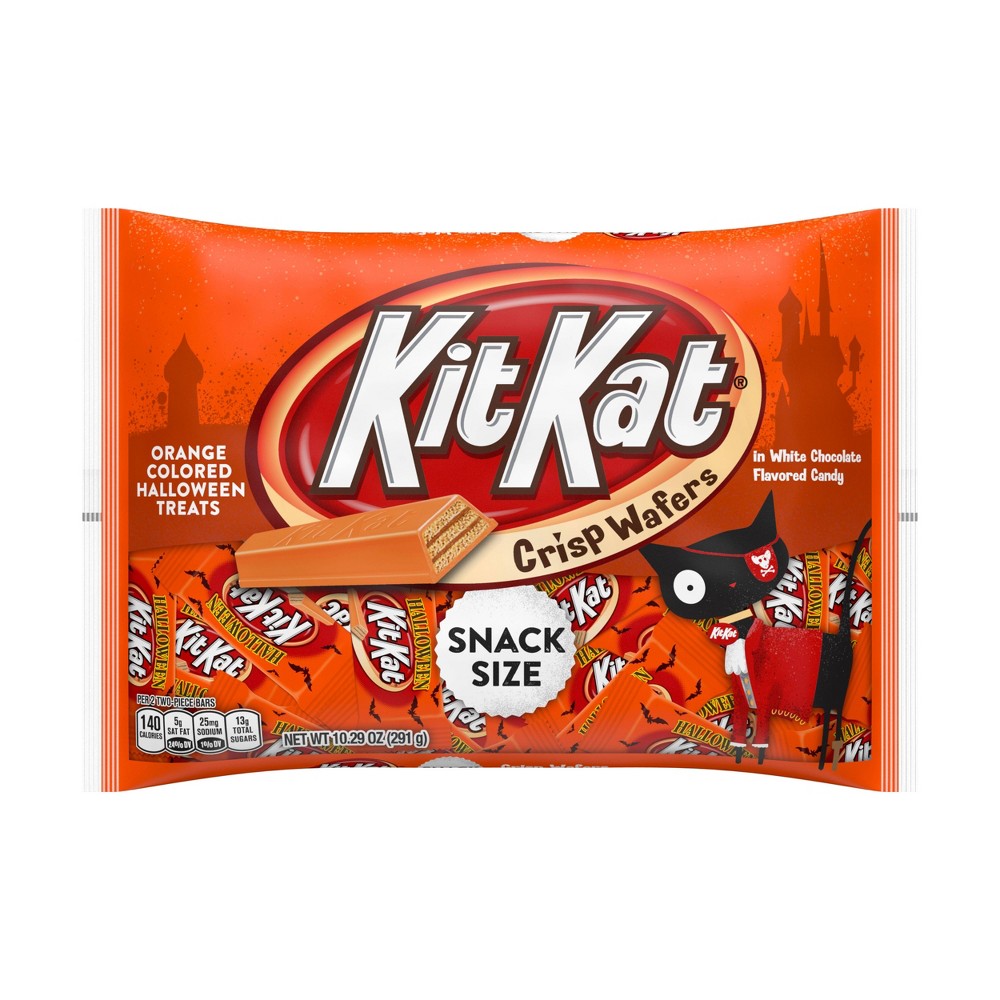 UPC 034000077403 product image for Kit Kat Halloween Orange Colored White Creme Wafer Bars - 10.29oz/approx. 21ct | upcitemdb.com