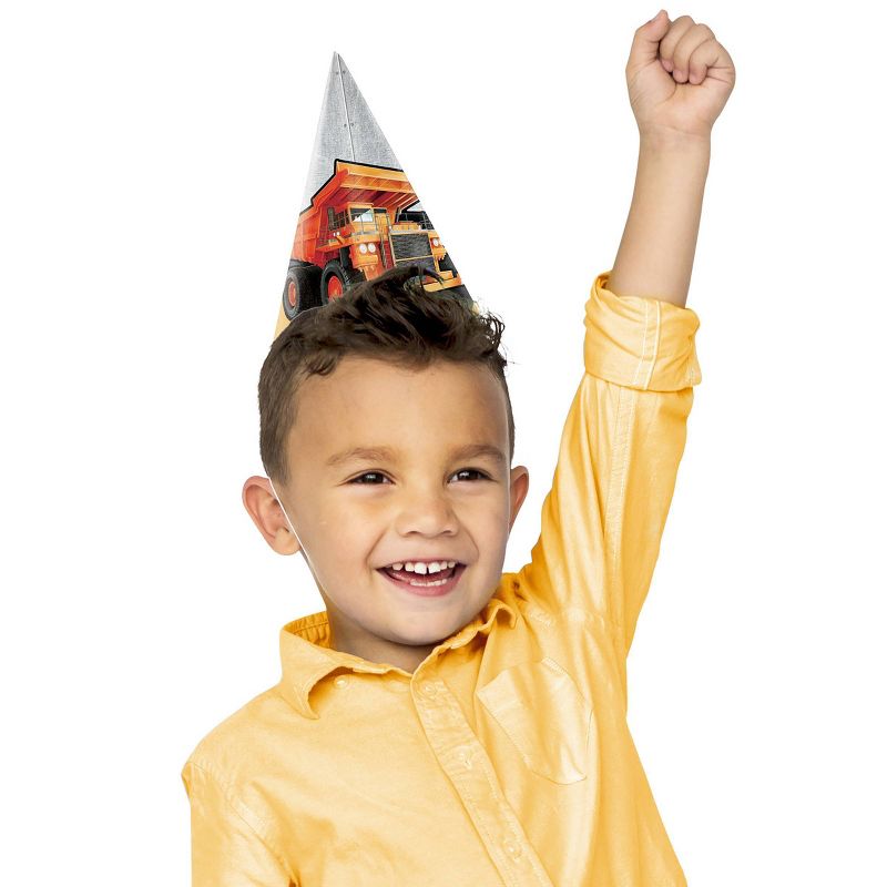 24ct Big Dig Construction Party Hats, 5 of 6