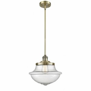 Oxford - 1 Light Stem Hung Mini Pendant In Traditional Style-11.5 Inches Tall and 11.75 Inches Wide - 1 of 1