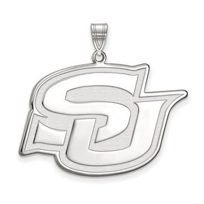 Black Bow Jewelry 10k White Gold Southern Jaguars NCAA Extra Large Pendant