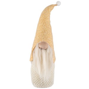 Northlight Plush Christmas Gnome with Sequins Tabletop Figure - 17.5" - 1 of 4
