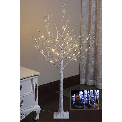 Lightshare 4' LED Birch Tree Decoration Light - Warm White Lights