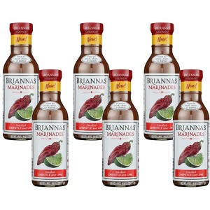 Briannas Smoked Chipotle and Lime Marinade - 6 pack, 12 oz - 1 of 4