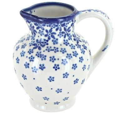 Blue Rose Polish Pottery Fleurette Creamer