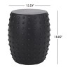 Sapphtopaz Outdoor End Table Modern Outdoor End Table Outdoor Side Table, Patio Table Small Table for Backyard, Balcony, Porch - 3 of 4