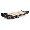 First Gear DCP 1/64 Beavertail Equipment Trailer (Black with White Rims) 60-2141 - 3 of 4