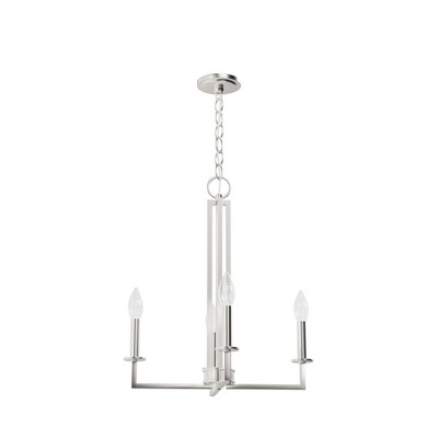 Hunter Fans Bearden 4 - Light Pendant in  Brushed Nickel