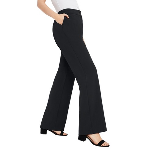 Jessica London Women's Plus Size Tummy Control Bi-stretch Bootcut Pant - 24  W, Black : Target