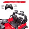 2 Seaters Kids Ride On Truck with Remote Control, 24V 9Ah 20" Large Seat - 4 of 4