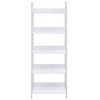 vidaXL Book Shelf Storage Bookcase Rack Organizer Furniture Engineered Wood - White 62.4" - 3 of 4