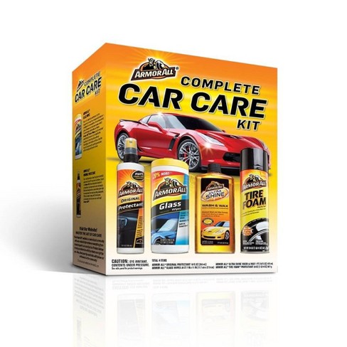 Car care set: Comprehensive 8-piece interior care