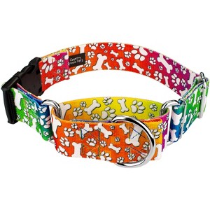 Country Brook Petz HossFit Jr Wide Martingale with Deluxe Buckle - Groovy Collection (Trippy Doggo, Large) - 1 of 4