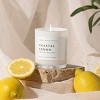 Sweet Water Decor Coastal Lemon 11oz White Jar Soy Candle - 3 of 3