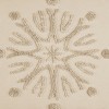 Collections Etc Joelle Textured Snowflake Chenille Pillow Sham - 3 of 3