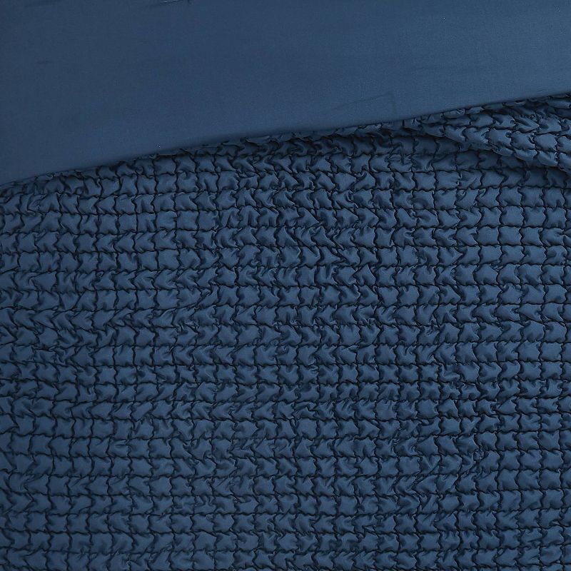 3pc King NY Textured Puff Comforter Set Blue - Christian Siriano, 2 of 6