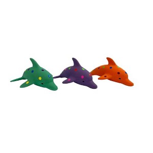 Multipet Envy Waylon The Dolphin Latex Dog Toys - 1 of 1