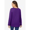 Woman Within Perfect Long-Sleeve V-Neck Tee - 3 of 4