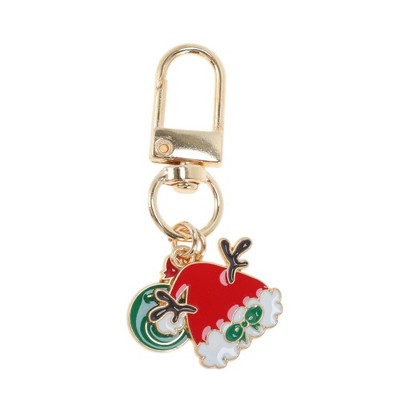 Unique Bargains Christmas Keychain Lobster Clasp Zinc Alloy 2.17" 1 Pc