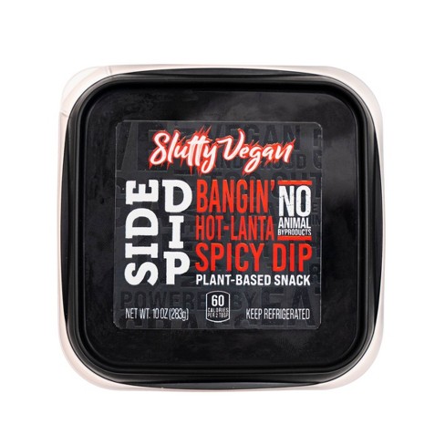 Slutty Vegan Side Dip Bangin' Hot-Lanta Spicy Plant Based Snack - 10oz - image 1 of 4