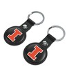 Keyscaper NCAA Big Ten Universities Insignia Black Airtag Holder 2-Pack - 2 of 4
