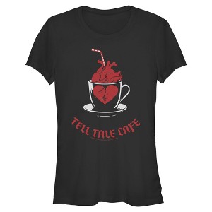 Juniors Wednesday Tell Tale Cafe T Shirt - 1 of 2