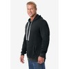 KingSize Men's Big & Tall Tall Waffle-Knit Thermal Hoodie - 4 of 4