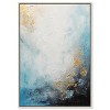 Art Remedy Blue Sea of Punta Cana Blue Abstract Wall Art Framed - 2 of 4