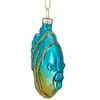 Northlight Tropical Fish Glass Christmas Ornament - 3" - Turquoise and Yellow - 3 of 4