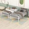 NicBex Twin Over Twin Bunk Bed with Safety Guardrail,Metal Twin Loft Bed with Ladder and Converts to 2 Beds,Noise Reduced Bunk Bed for Bedroom - 4 of 4