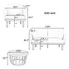 Two-Tone Rattan Sunbed - Retractable Canopy & Removable Cushions - 4 of 4