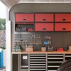 TinyHomie Wall-mounted Metal Garage Cabinet with Doors, Floating Tool Cabinet for Kitchen, Basement, Warehouse - 4 of 4