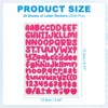 Unique Bargains Mailbox Poster Scrapbooking Decor Self-Adhesive Letter Number Stickers 1/2" 2240 Pcs - 2 of 4