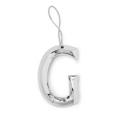 Metallic Monogram Ornaments G - Bullseye's Playground™