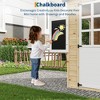 Wooden Kids Playhouse Cottage – Indoor/Outdoor Toddler Playhouse with Chalkboard, Windows & Flowerpot Holders for Imaginative Play - 3 of 4