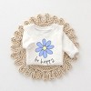 The Juniper Shop Be Happy Flower Toddler Graphic Sweatshirt - 2 of 2
