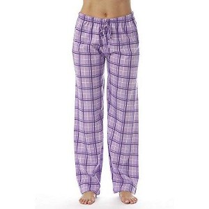 Just Love Womens Plaid Knit Jersey Pajama Pants - 100% Cotton PJs - 1 of 1