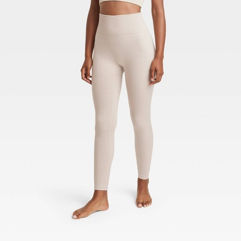 Women's High-rise Textured Seamless 7/8 Leggings - Joylab™ Silver Xs :  Target