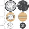 Big Dot of Happiness Bump, Set, Spike - Volleyball - Baby Shower or Birthday Party Giant Circle Confetti - Party Decorations - Large Confetti 27 Count - 2 of 4