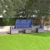 FIONECA 6-Piece Outdoor Rattan Daybed Set with Retractable Canopy & Adjustable Chaise - 2 of 4