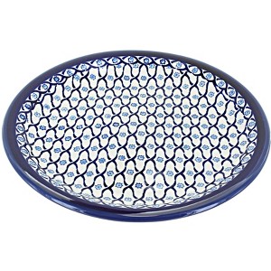 Blue Rose Polish Pottery Zaklady Dinner Plate - 1 of 1