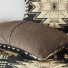 3pc Full/Queen Sierra Oversized Print Plush Coverlet Set Tan/Black: Woolrich Microplush Bedding Set with Shams - 4 of 4