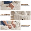 Indoor Chaise Lounge Chair, Upholstered Cozy Reading Chair with Pillows, Comfy Large Modern Sleeper Chair Couch Sofa Bed for Living Room Bedroom - 4 of 4