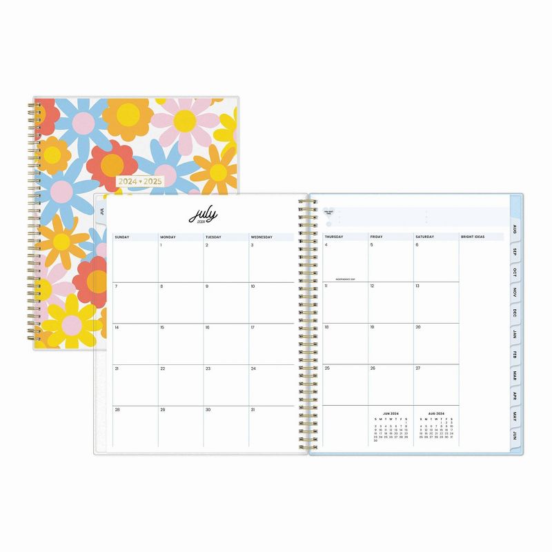 Color Me Courtney for Blue Sky 2024-25 Weekly/Monthly Planner Notes 11&#34;x8.5&#34; Frosted PP Daisy Burst, 5 of 14