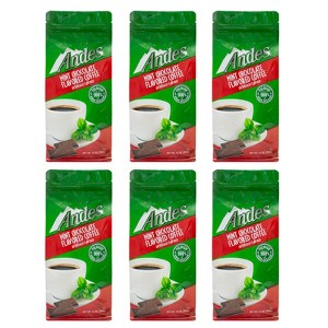 Andes Chocolate Mint Flavored,Medium Roast,Ground Coffee,Six bags-12 ounces each - 1 of 4