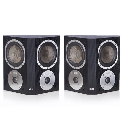 KLH Beacon Surround Speakers - Pair (Black Oak)