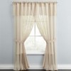 BrylaneHome BH Studio Sheer Voile 5 Piece One-Rod Curtain Set - 2 of 4