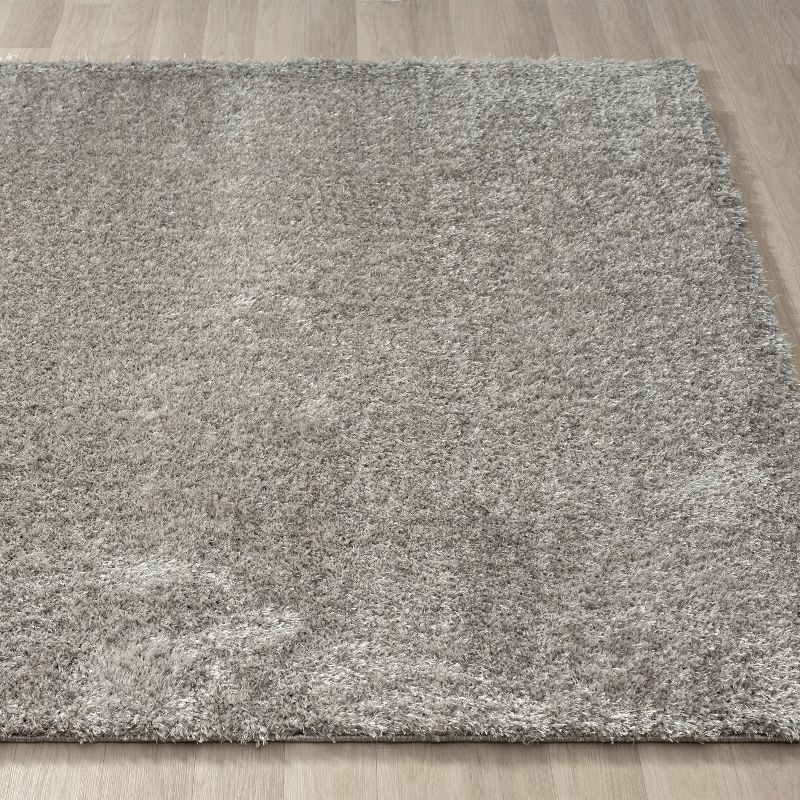 Luxe Weavers Plush Collection  Modern Shag Solid Area Rug, 6 of 18