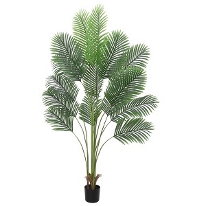 2FT/6 FT /7FT Artificial Palm Tree, Artificial Areca Palm Plant Fake Faux Tropical Palm Silk Plant - 1 of 4